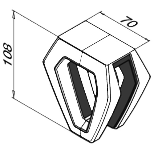 Easy Glass Air - Top Glass Connector