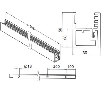 Floor-to-Ceiling Glass Balustrade & Partition Channel